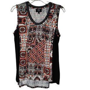 G by Guiliana Women's Multicolor Sleeveless Tank Top- Size M